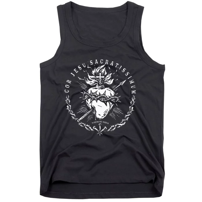 Sacred Heart Of Jesus Catholic Devotion Tank Top