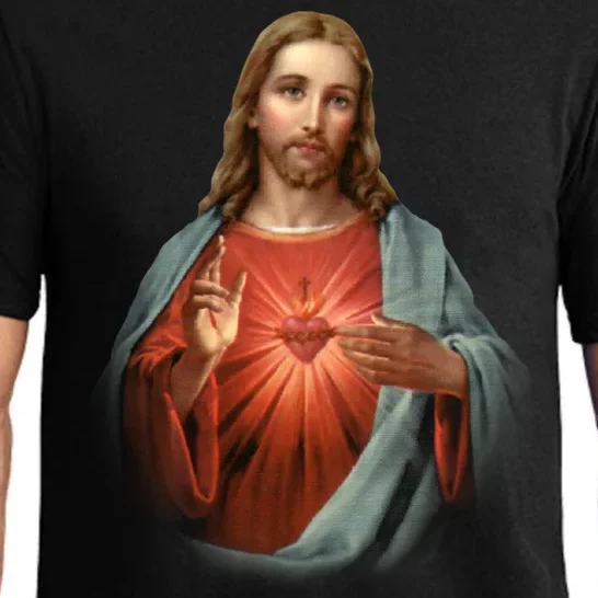 Sacred Heart Of Jesus Pajama Set