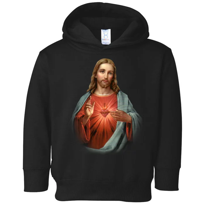 Sacred Heart Of Jesus Toddler Hoodie