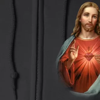 Sacred Heart Of Jesus Full Zip Hoodie