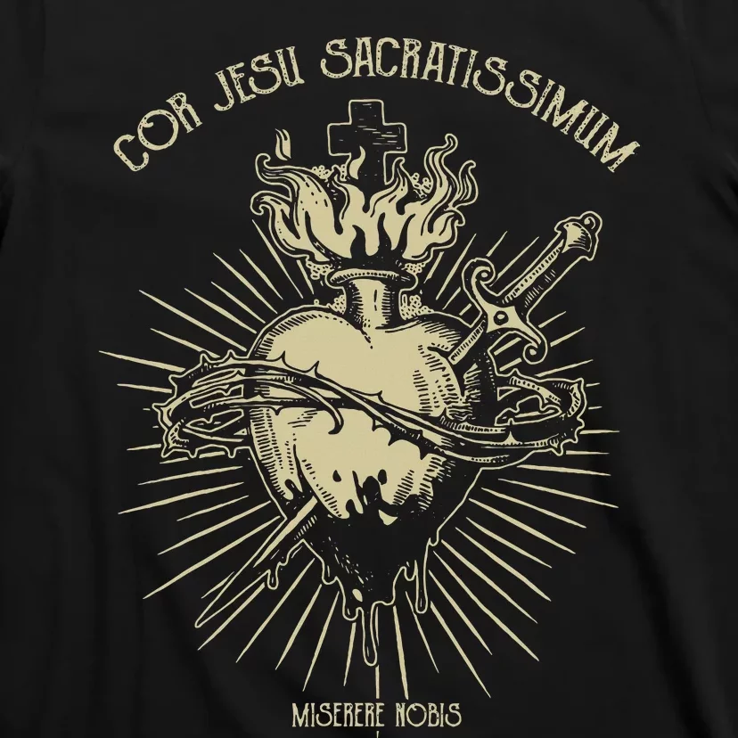 Sacred Heart Of Jesus Christian Catholic Devotion T-Shirt