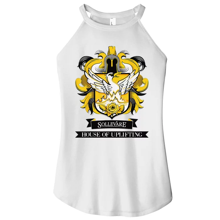 Sollevare House Of Uplifting Rca Rising School Spirit Women’s Perfect Tri Rocker Tank