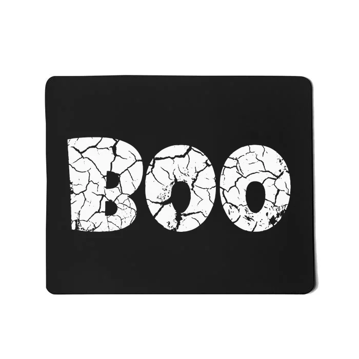 Spooky Halloween Outfit with Distressed Design Mousepad