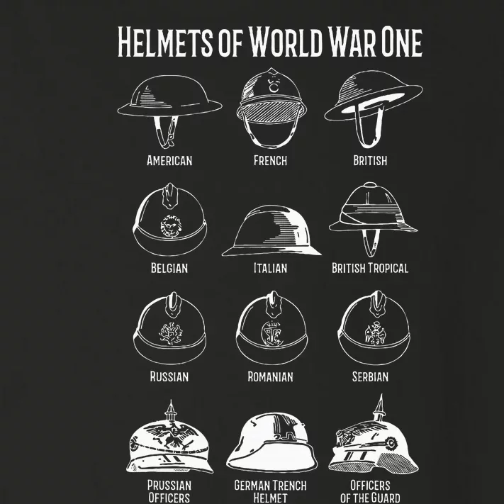 Soldiers Helmets Of World War One Wwi Diagrams Toddler Long Sleeve Shirt