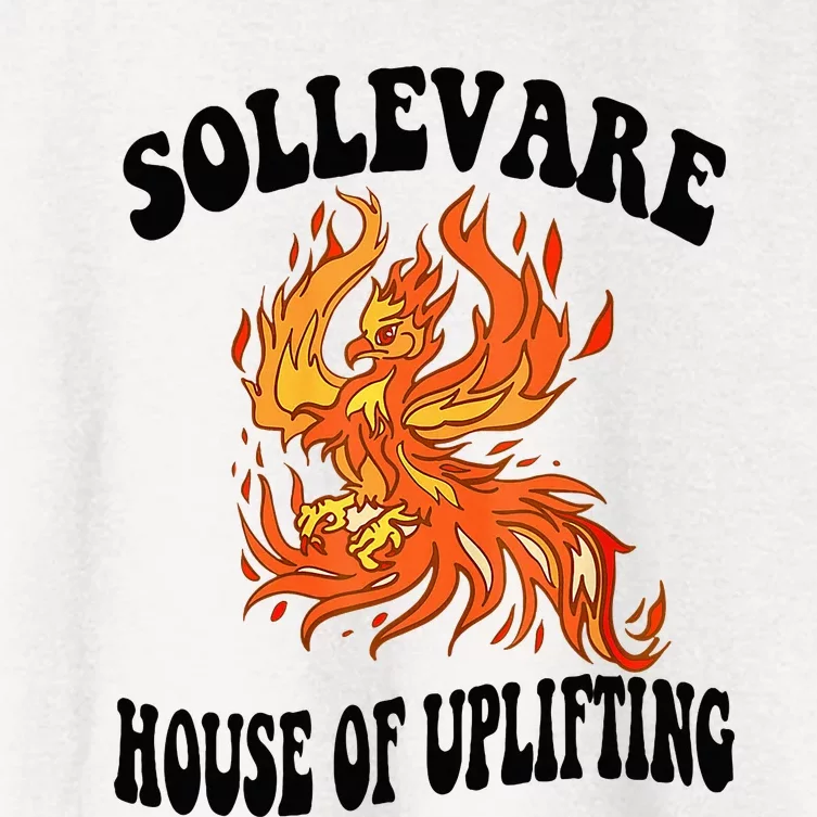 Sollevare House Of Uplifting House Rca Givers School Spirit Women's Crop Top Tee