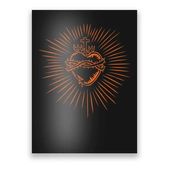 Sacred Heart Of Jesus Devotion Catholic Poster