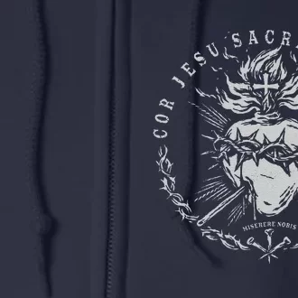 Sacred Heart Of Jesus Full Zip Hoodie