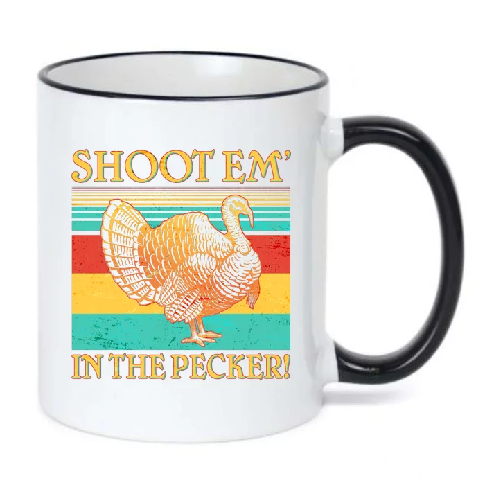 Shoot Em In the Pecker Black Color Changing Mug