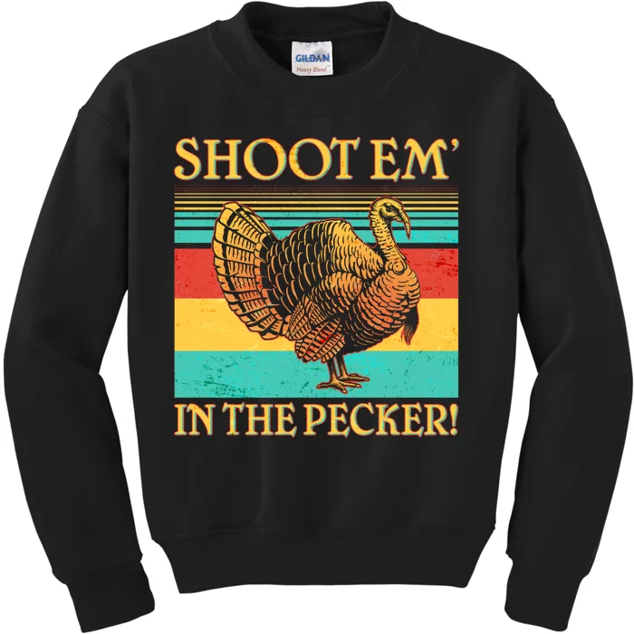 Shoot Em In the Pecker Kids Sweatshirt