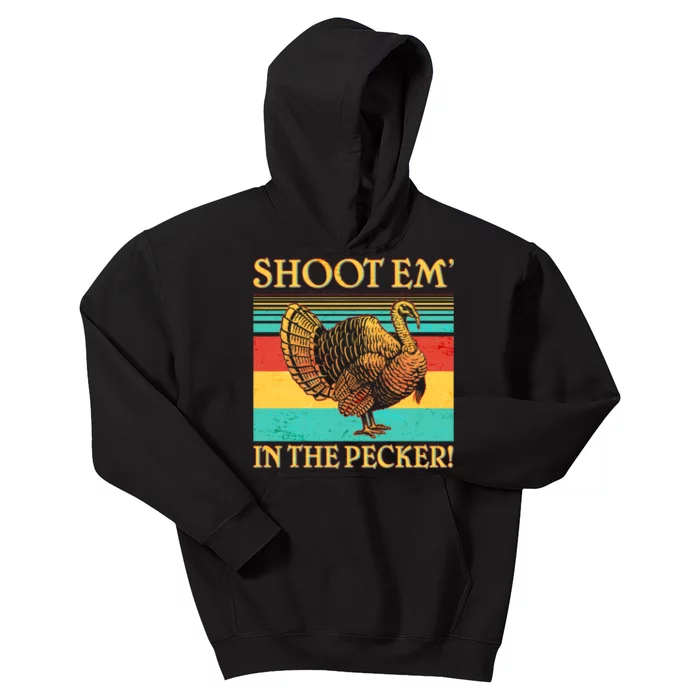 Shoot Em In the Pecker Kids Hoodie