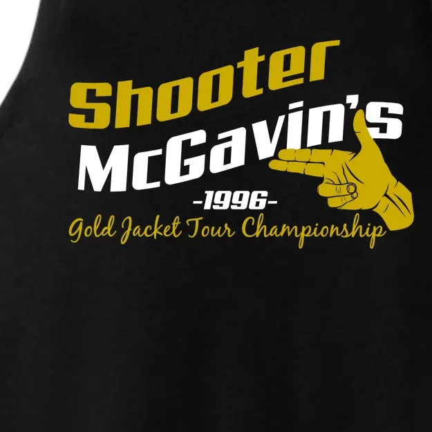 Shooter McGavin's Golden Jacket Tour Championship Ladies Tri-Blend Wicking Tank