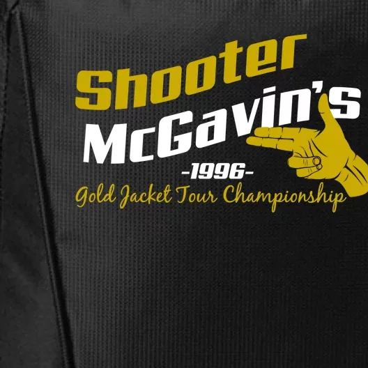 Shooter McGavin's Golden Jacket Tour Championship City Backpack