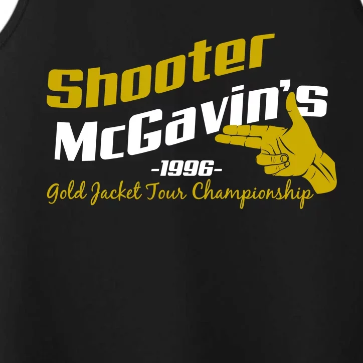 Shooter McGavin's Golden Jacket Tour Championship Performance Tank