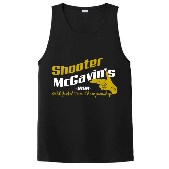 Shooter McGavin's Golden Jacket Tour Championship Performance Tank