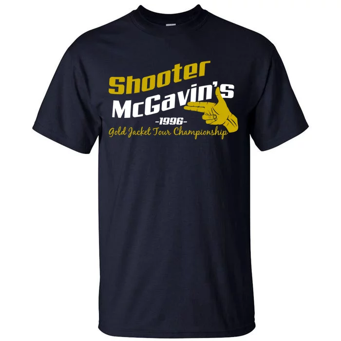 Shooter McGavin's Golden Jacket Tour Championship Tall T-Shirt