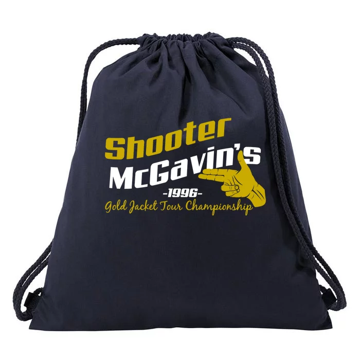 Shooter McGavin's Golden Jacket Tour Championship Drawstring Bag