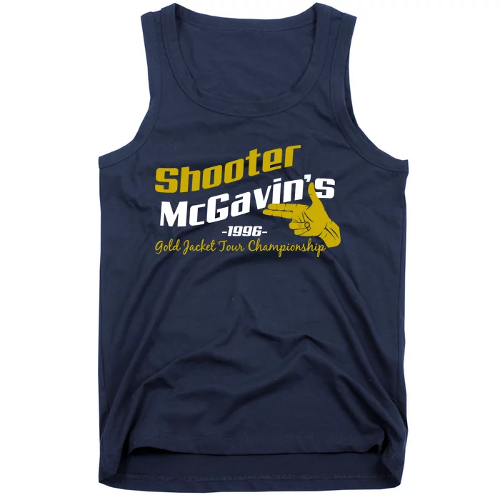 Shooter McGavin's Golden Jacket Tour Championship Tank Top