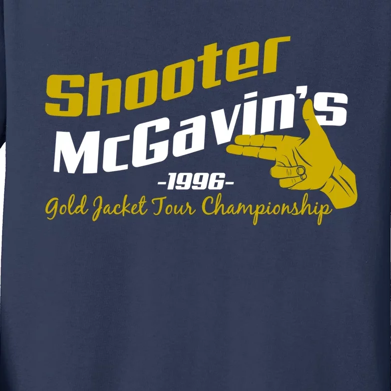 Shooter McGavin's Golden Jacket Tour Championship Kids Long Sleeve Shirt