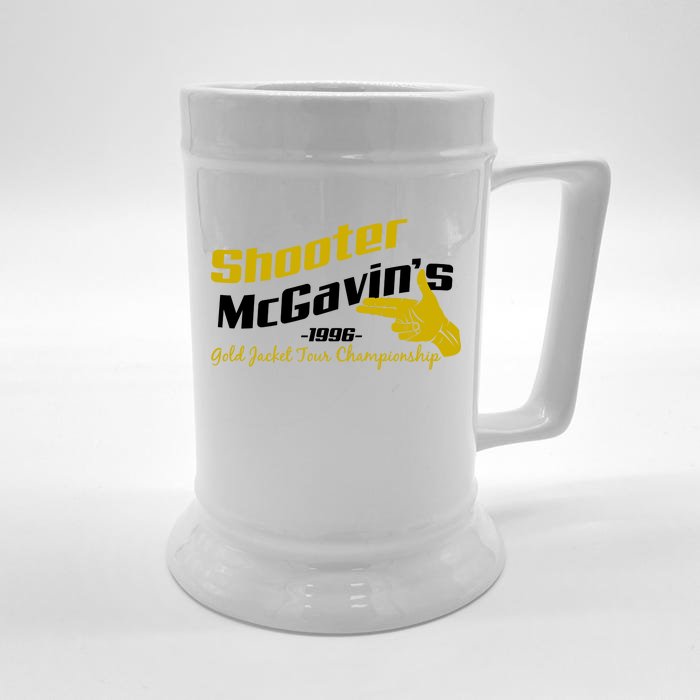 Shooter McGavin's Golden Jacket Tour Championship Front & Back Beer Stein