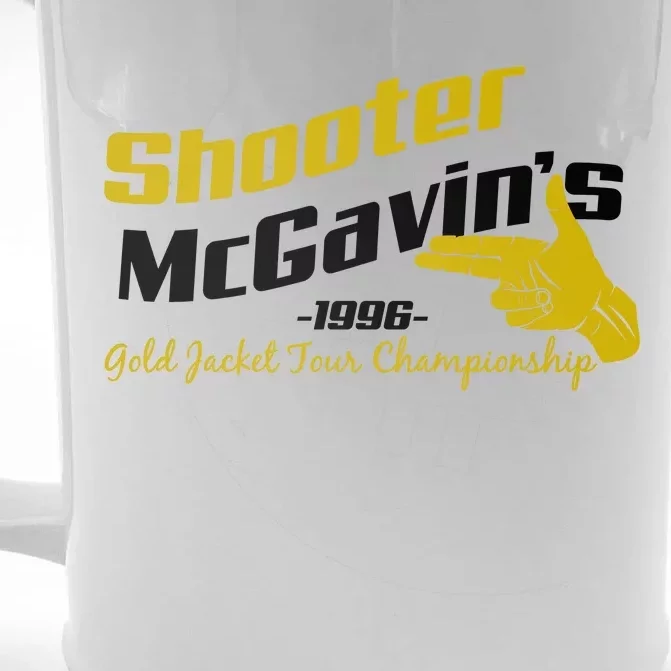 Shooter McGavin's Golden Jacket Tour Championship Front & Back Beer Stein