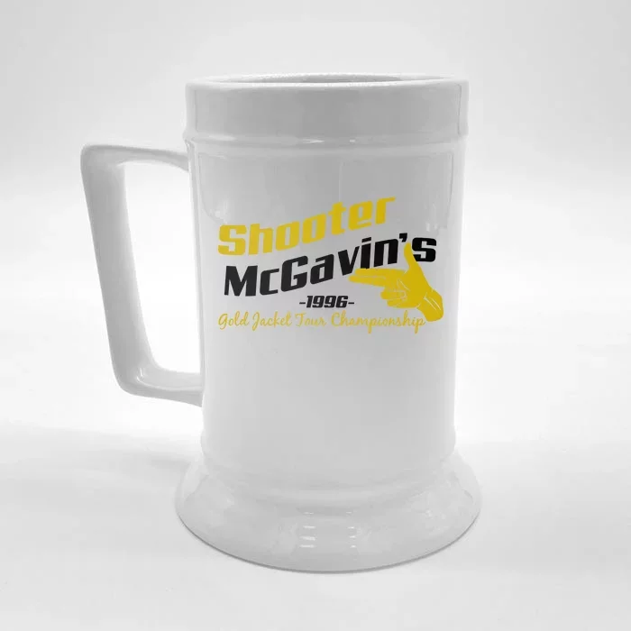 Shooter McGavin's Golden Jacket Tour Championship Front & Back Beer Stein