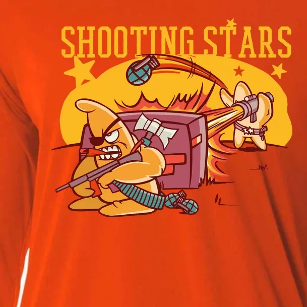 Shooting Stars Pun Cooling Performance Long Sleeve Crew