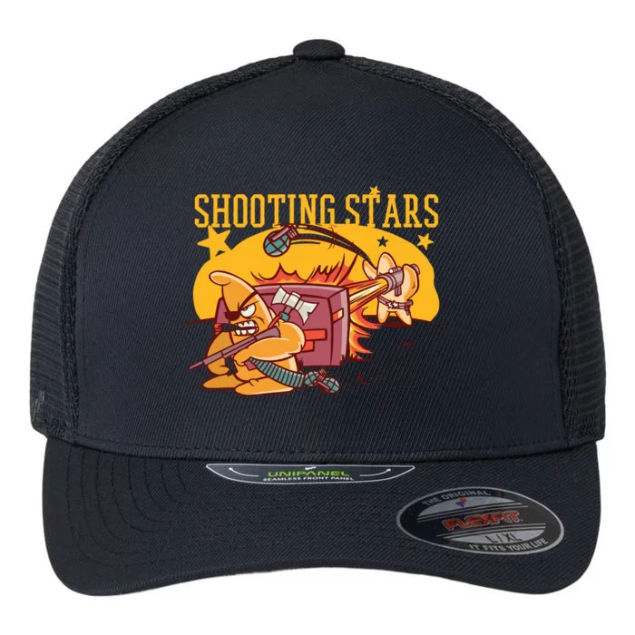 Shooting Stars Pun Flexfit Unipanel Trucker Cap