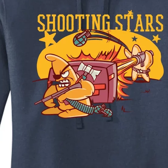 Shooting Stars Pun Women's Pullover Hoodie