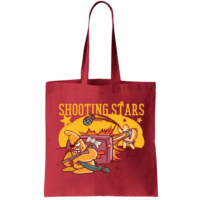 Shooting Stars Pun Tote Bag