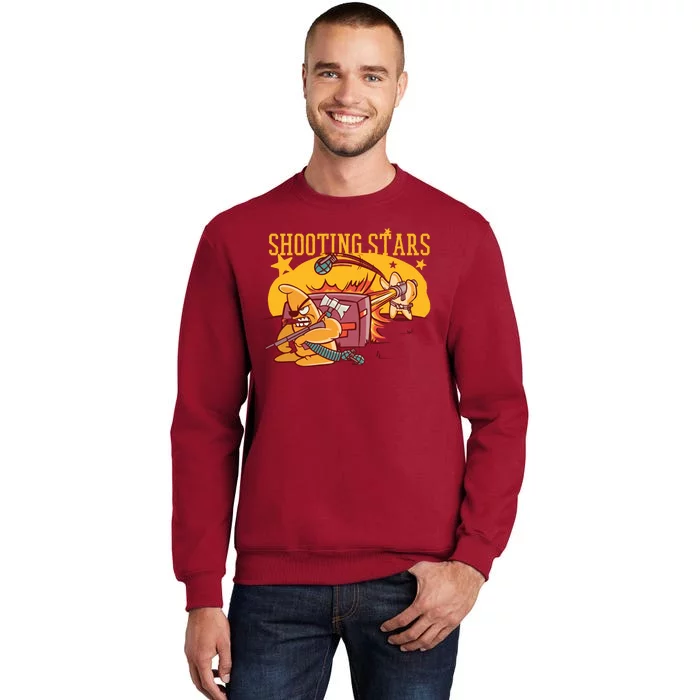 Shooting Stars Pun Tall Sweatshirt