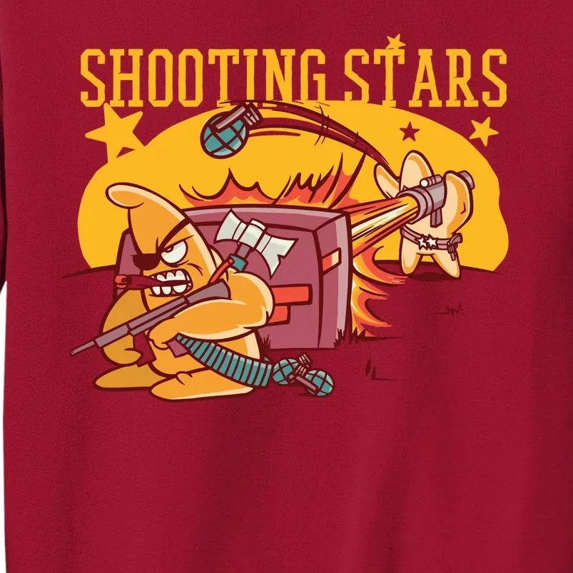 Shooting Stars Pun Tall Sweatshirt