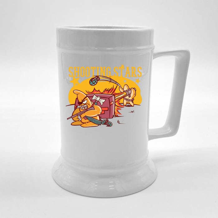 Shooting Stars Pun Front & Back Beer Stein