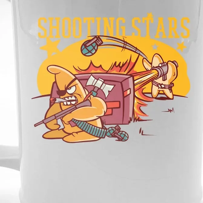 Shooting Stars Pun Front & Back Beer Stein