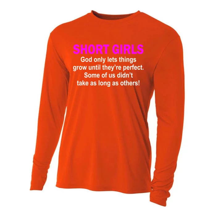 Short Girls Are Perfect Cooling Performance Long Sleeve Crew