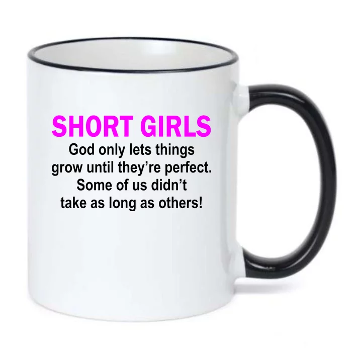 Short Girls Are Perfect Black Color Changing Mug