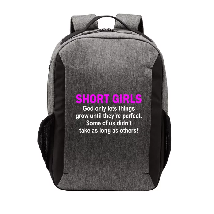 Short Girls Are Perfect Vector Backpack