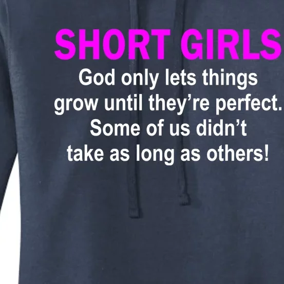 Short Girls Are Perfect Women's Pullover Hoodie