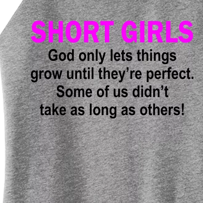 Short Girls Are Perfect Women’s Perfect Tri Rocker Tank