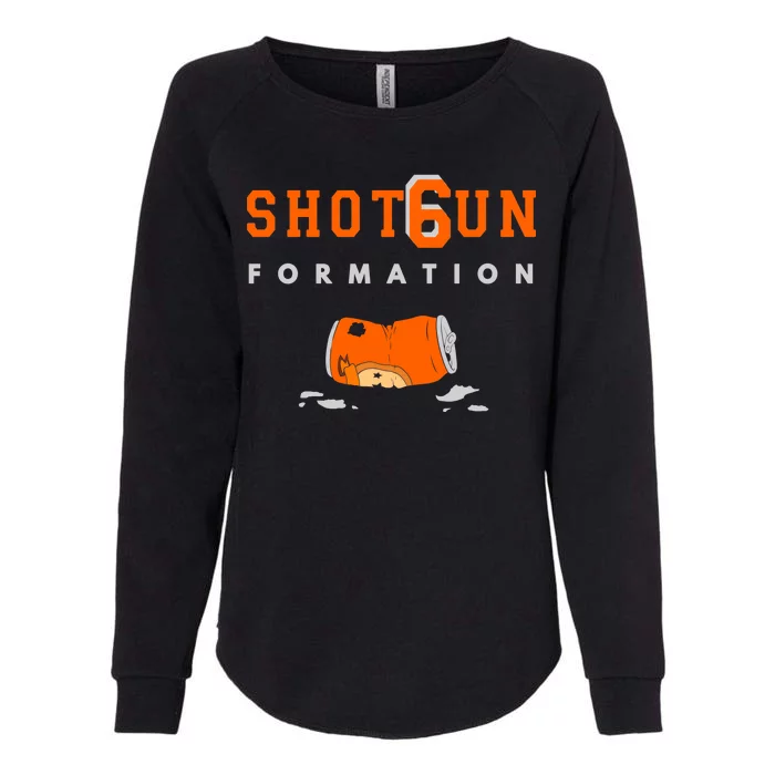 Shotgun Formation Cleveland Football Womens California Wash Sweatshirt