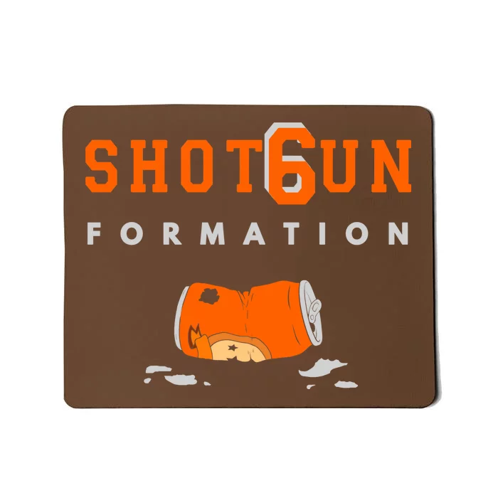 Shotgun Formation Cleveland Football Mousepad