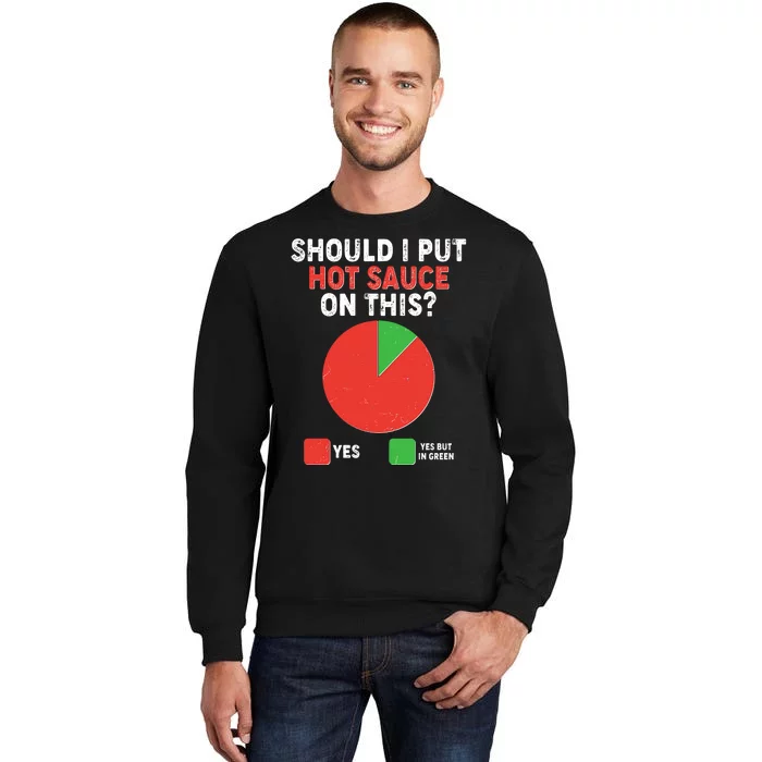 Should I Put Hot Sauce On This Pie Chart Sweatshirt