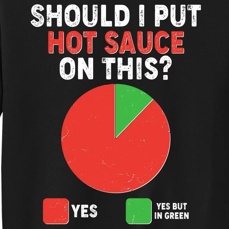 Should I Put Hot Sauce On This Pie Chart Sweatshirt