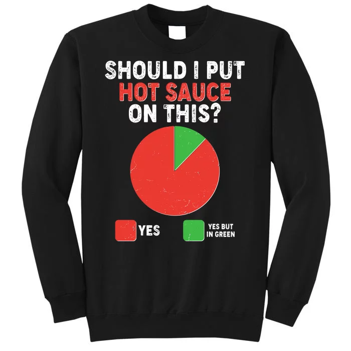 Should I Put Hot Sauce On This Pie Chart Sweatshirt