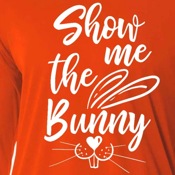 Show Me The Bunny Cute Easter Cooling Performance Long Sleeve Crew