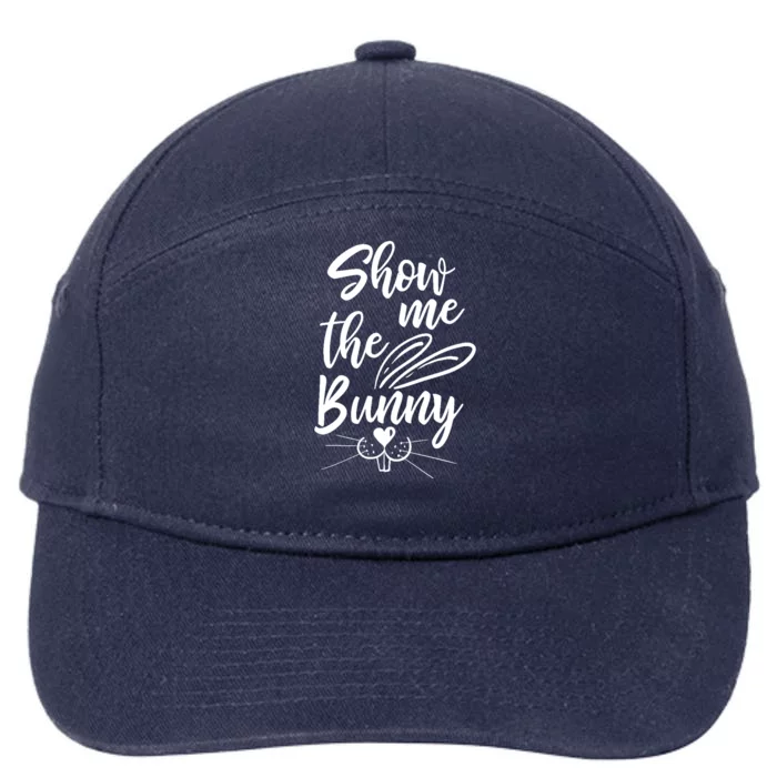 Show Me The Bunny Cute Easter 7-Panel Snapback Hat