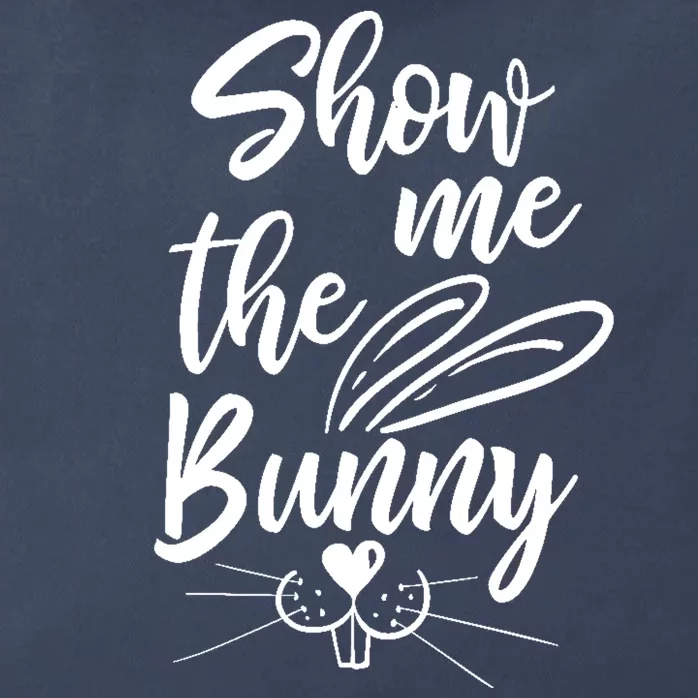 Show Me The Bunny Cute Easter Zip Tote Bag