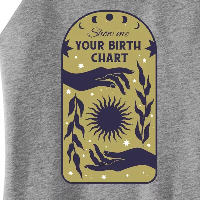 Show Me Your Birth Chart Women’s Perfect Tri Rocker Tank