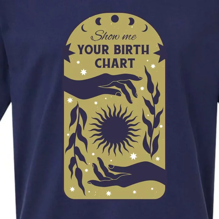 Show Me Your Birth Chart Sueded Cloud Jersey T-Shirt