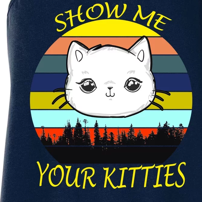 Show Me Your Kitties Women's Racerback Tank