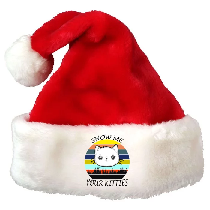 Show Me Your Kitties Premium Christmas Santa Hat